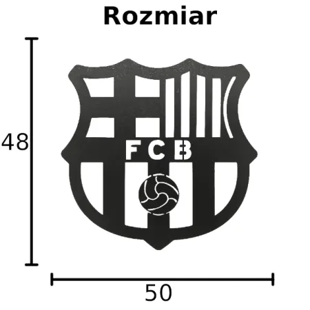FC Barcelona Logo DEKORACJA ŚCIENNA obraz na ścianę